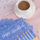 Disposable 20pcs Napkins Hanukkah Party Decorations Happy Birthday Chanuka- OZ