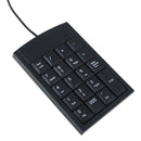Wired USB numeric keypad mini numberPad digitals keyboard 19key forPro/MacBoo Hn
