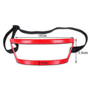 Neckline Beard Shaping Template Shaper Flexible Trimming Shaving Red