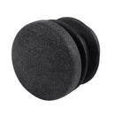 15Pcs Black Plastic Blanking End Cap Round Tube Insert Pipe Bung 16mm