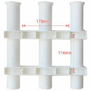 Fishing Rod Holder Bracket, Tube 3 Rod Rack, Fishing Rod for Boat Kayak Gar H2A4