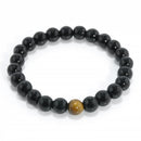 Hot Selling Unisex Men's Women's Jewelry Agate Tiger Eye Beads Bangle Bracelet