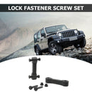 For Jeep Wrangler JK 07-17 Hood Latch Catch Lock Upgrade Kit Stops Shake Rattle