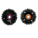 22 Tooth 4 Inch Orange Grinder Disc and Chain Fine Cut Chain Set for 100/11