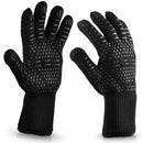 1 Pair Heat Resistant Thick Silicone Cooking Baking Barbecue Oven Gloves BB S6O6