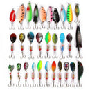 30Pcs/Set Fishing Lures Kit Topwater Baits Fishing Gear Sequins For Fishing