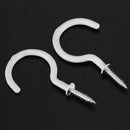 2.7 inch Cup Mug Hooks Shouldered stainless steel Screw-in plastic coated H N6Y6