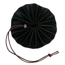 15" Leather Drawstring Tinder Pouch Bushcraft Survival Camp Swim Gift Black