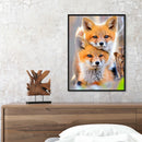 Drawing Art Full Round Drill Animal Fox 5D Kit DIY Diamond Painting (LD483)