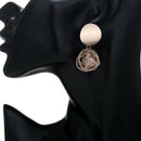 Fashion statement earrings ball Geometric earrings For Women Hanging Dangle F9X3