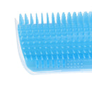 2x Pet Cat Wall Corner Grooming Massage Self Groomer Brush Tool Pink Skyblue