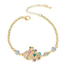 Crystal Swan Bracelet Fashion Adjustable Chain Bracelets Women Jewelry Gift