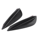 4Pcs Car Driving Air Drag/Pressure Reduce Abs Carbon Fiber Rear Bumper Fins