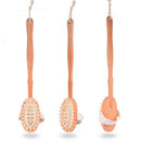 6pcs Dry Body Bath Shower Brush Body Skin Massage Scrubber Bathroom Accessories