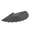 Black Folding Hand Fan 23cm Summer Portable Women Fan Craft Souvenir Decor