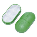 Compact Long Medical Pill Box Organizer Six Compartments in Random Color