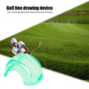 Golf Ball Alignment Line Marker Transparent Golf Ball Liner Clip Green