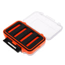 Plastic Fly/Ice Fishing Jig Box Slit Foam Insert Bait Lure Hook Storage Case