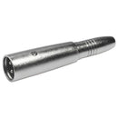 3 Pin Xlr Male To 6.35Mm Mono Female Jack Audio Adapter 1/4inch Tip Plug Co