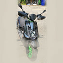 Motorcycle Rearview Mirror All Aluminum Case