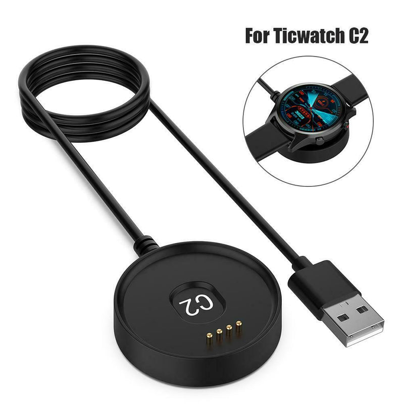 Charging Dock Magnet Adsorption Charger Data Cable for Ticwatch C2 Smart Watch