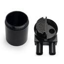 Car Black Aluminum Alloy Oil Catch Can Tank Bottle Fit for BMW N54 335 535i