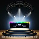 Desktop Memory Cooling Clip RGB Light 6 Automatic Change RAM Cooling Vest