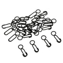 25pcs Carp Fishing Quick Link Clips Round Head Snap Safty Connector Pin Matt