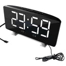 Digital Alarm Clock Radio, FM Radio Alarm Clock, USB Port for Charging, Lar