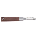 Scraper For Peeling Fruit Fish Scale With Serrated Blade & Wood Grain HaSEAU