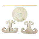 Wooden Donut Display Stand Doughnuts Dessert Holder for Wedding Party Decor