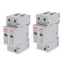 2x AC 220V 2P 20KA-40KA SPD Home Office Security Surge Protector Devices