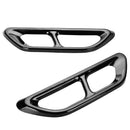 Black Titanium Rear Cylinder Exhaust Pipe Cover Trim Fits for Accord 2018 2 V7Z9