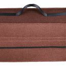 Trunk Organizer Felt Cloth Foldable Car SUV Storage Bag Cargo Box Coffee Color