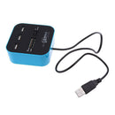 3xUSB HUB + All-in-1 Card Reader High Speed and 3 Ports USB2.0 HUB for PC