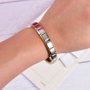 Germanium Titaniums Steel Elastic Bracelets Stretch Bangle Health Energy Powe 3C