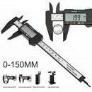 150mm / 6 inch Carbon Fiber Digital Electronic Gauge Vernier Caliper Micrometer