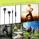 3.5mm Line Control In-ear Heavy Bass Stereo Earbud Earphone With MIC(Black)