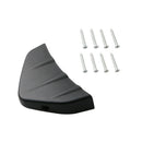 Universal 4Set Rear Bumper Diffuser Fin Spoiler Lip 4 Wing Splitter Black Matt