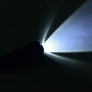 Telescopic Focus Flashlight 200 Lumens Q5 LED Torch 3 Mode Alloy Flashligh@