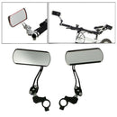 2PCS Bicycle Rearview Mirror Adjustable Handlebar Mirror for Mountain/Road Bike