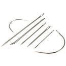 7 pc Hand Repair Upholstery Sewing Needles Carpet Leather Curved Canvas NEW RES