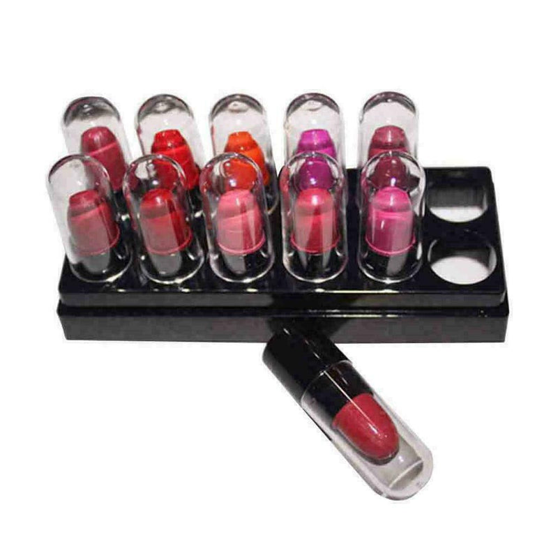 12 Color Lip balm Women Moisturizing Moisturizing Long Lipstick Makeup Last Z9G7
