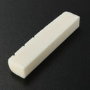 Buffalo Bone Ivory Upper Nut Saddle For Acoustic Guitar Replacement Spare Part