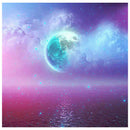 Full Drill Round Diamond Painting Moon Cross Stitch Embroidery Kit (CQ034)