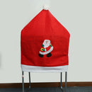 2020 Christmas Decoration Chair Covers Dining Seat Santa Claus Home Party New
