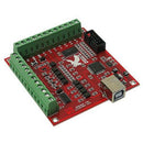 Cnc Usb 4 Axis Mach3 100 Khz Usb Motion Control Card Breakout Board 12-24V