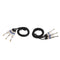 2Pieces 1/4 Inch TRS Stereo To Dual 1/4 Inch TS Mono Y-Splitter Cable