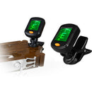 Chromatic LCD Clip On Tuner Electric Acoustic Guitar Bass Violin, Banjo, Ukulele
