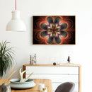 Abstract Flower Full Drill Round Diamond Painting DIY Mosaic Kit Home Decor